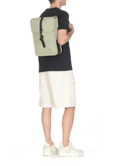 Shop Rains Bucket Mini W3 Backpack In Green