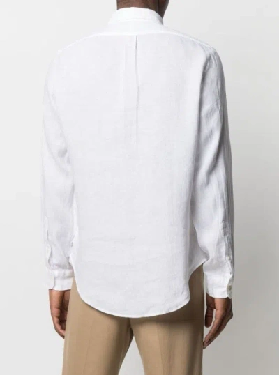 Shop Polo Ralph Lauren Classic Collar Shirt In White