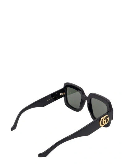 Shop Gucci Acetate Sunglasses In Black
