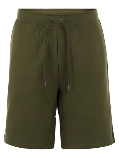 Shop Polo Ralph Lauren Pony Embroidered Drawstring Shorts In Green
