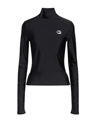 Shop Coperni Woman T-shirt Black Size L Polyamide, Elastane