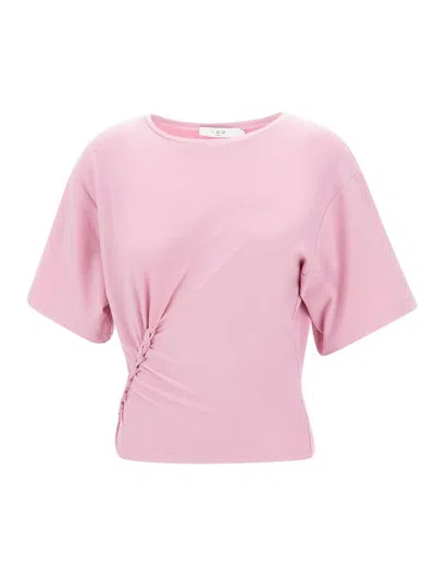 Shop Iro Alizee Braid Detailed T In Pink