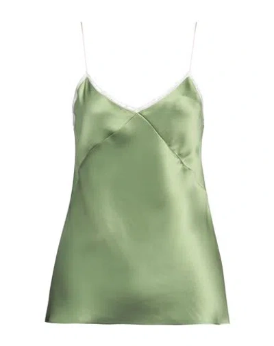 Shop N°21 Woman Top Light Green Size 4 Viscose, Acetate, Silk
