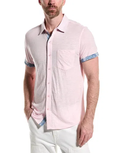 Shop Endless Summer Slub Shirt In Pink