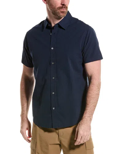Shop Slate & Stone Seersucker Shirt In Blue