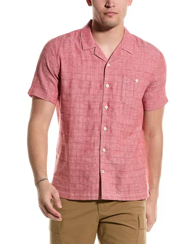 Shop Weatherproof Vintage Linen-blend Shirt In Red