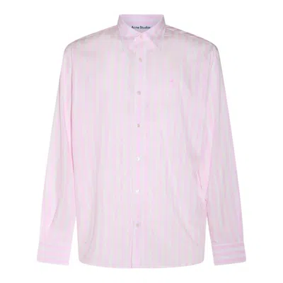 Shop Acne Studios Striped Long In Pink