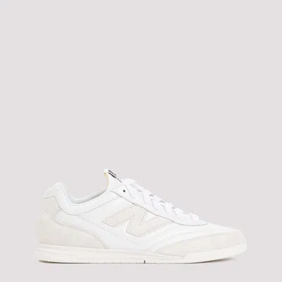 Shop Junya Watanabe White Nb Leather Sneakers