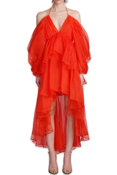 Shop Zimmermann Natura Gathered High In Red