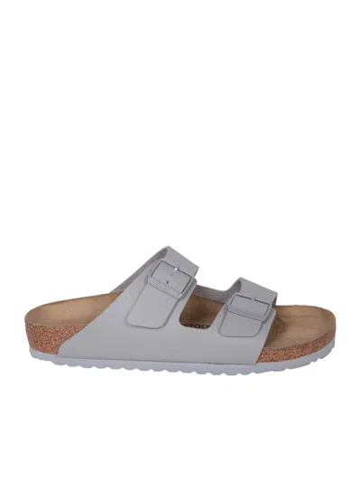 Shop Birkenstock Sandals In Grey
