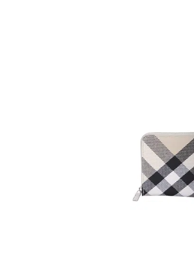 Shop Burberry Wallets In White