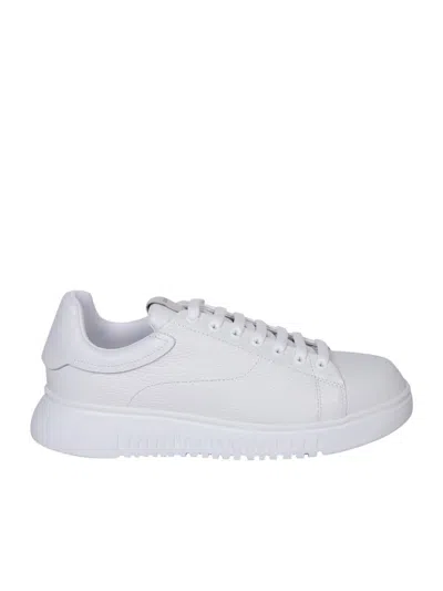 Shop Emporio Armani Sneakers In White