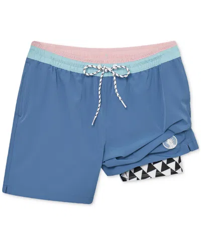 Chubbies The Gravel Roads 7 Swim Trunk In Dusty Blue