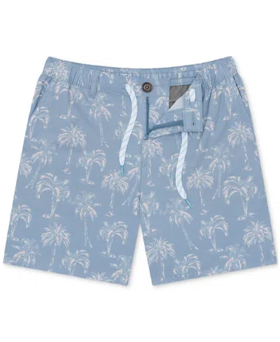 Shop Chubbies Men's The Mount Pleasants Printed 6" Performance Shorts In Dusty Blue