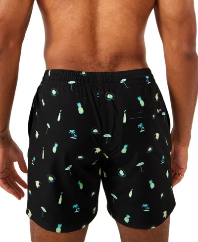 Shop Chubbies Men's Beach Essentials 5-1/2" Swim Trunks In Black