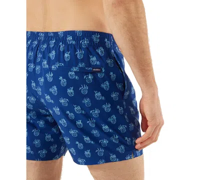Shop Chubbies Men's The Coladas Quick-dry 5-1/2" Swim Trunks With Boxer-brief Liner In Navy