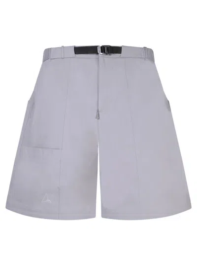 Shop Roa Shorts In Grey
