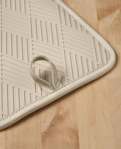Town & Country Living Basics Silicone Basketweave Pot Holders, Set Of 2 In Grey