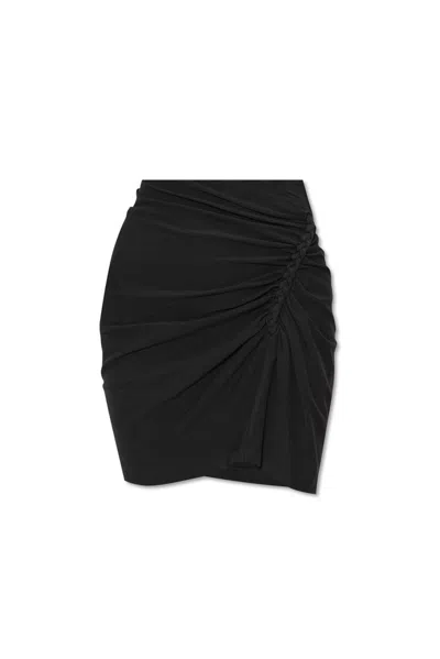 Shop Iro Alboni Braid Detailed Skirt In Black