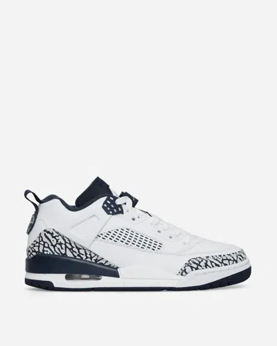 Shop Nike Air Jordan Spizike Low Sneakers White / Obsidian In Multicolor
