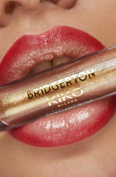 Shop Kiko Milano X Bridgerton Brilliant Bliss Lip Gloss In Gilded Gaze