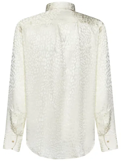 Shop Tom Ford Shirt In Ivory