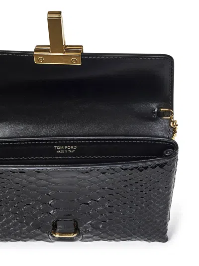 Shop Tom Ford Monarch Mini Shoulder Bag In Black