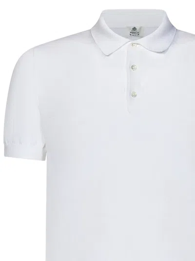 Shop Luigi Borrelli Polo Shirt In White