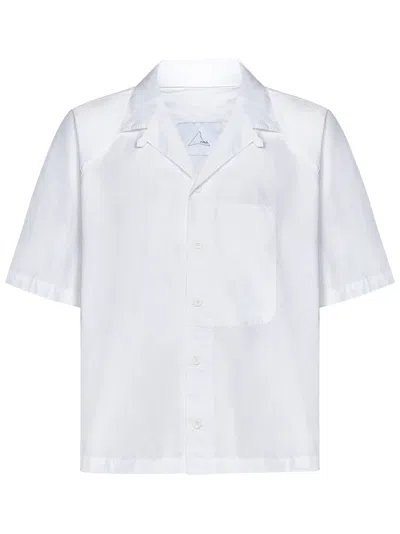 Shop Roa Camp Shirt In White