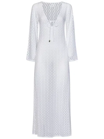 Shop Fisico Cristina Ferrari Fisico Dress In White