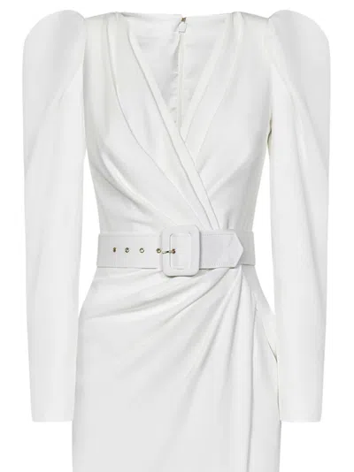 Shop Rhea Costa Chloe Long Dress In White