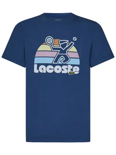 Shop Lacoste T-shirt In Blue