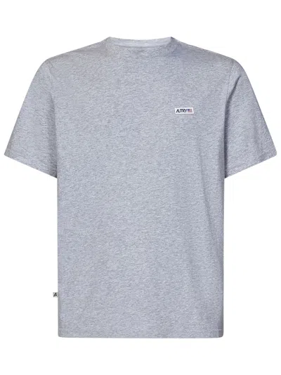 Shop Autry T-shirt In Grey