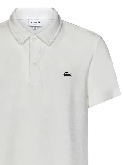 Shop Lacoste Polo Shirt In White