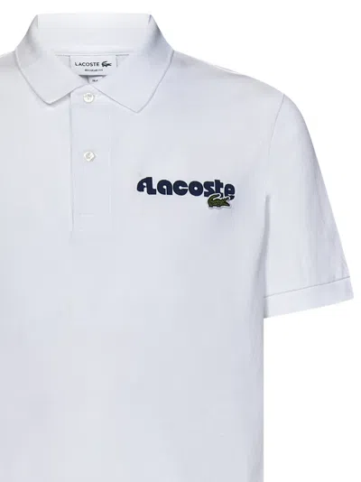 Shop Lacoste L.12.12 Polo Shirt In White