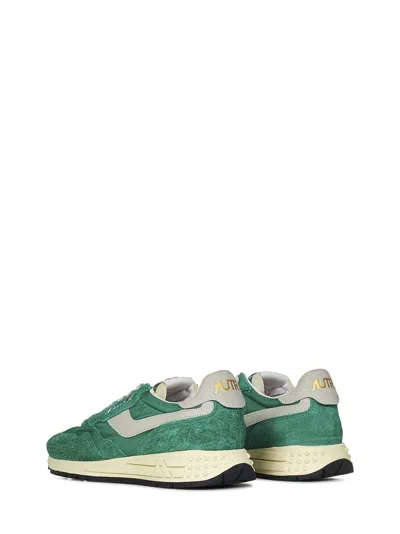 Shop Autry Reelwind Low Sneakers In Green