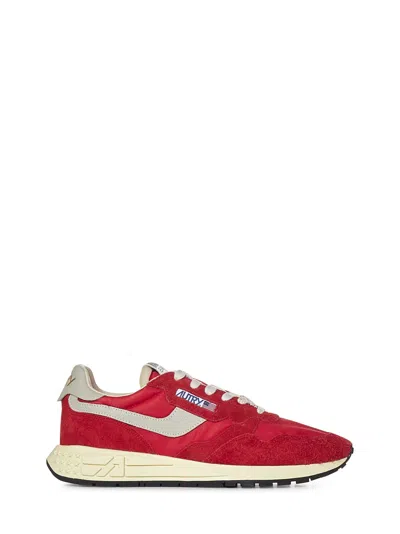 Shop Autry Reelwind Low Sneakers In Red