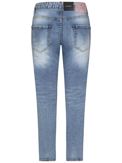 Shop Dsquared2 Light Super Soft Wash Cool Girl Jeans In Blue