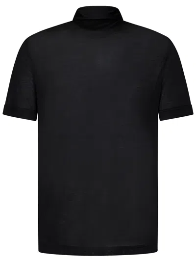 Shop Tom Ford Polo Shirt In Black