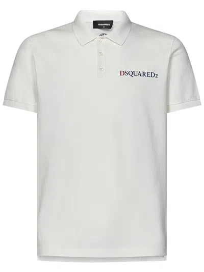 Shop Dsquared2 Backdoor Access Tennis Fit Polo Shirt In White