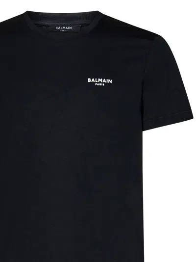 Shop Balmain Paris T-shirt In Black