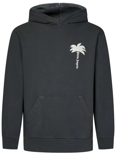 Shop Palm Angels The Palm Gd Sweatshirt In Grey