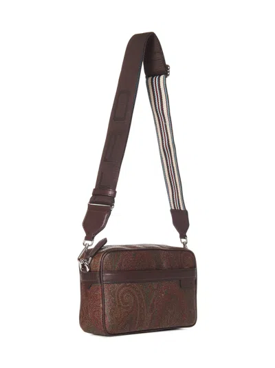 Shop Etro Shoulder Bag In Brown