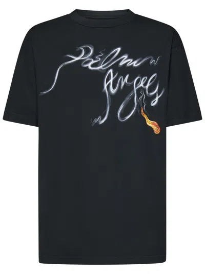 Shop Palm Angels Foggy Pa T-shirt In Black