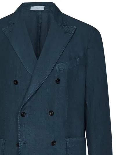 Shop Boglioli K-jacket Blazer In Green