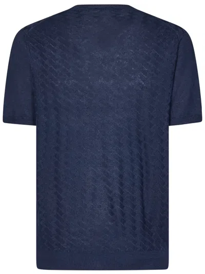 Shop Boglioli Sweater In Blue