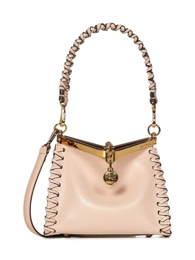Shop Etro Mini Vela Shoulder Bag In Pink