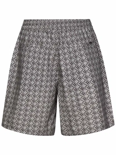 Shop Emporio Armani Shorts In Grey