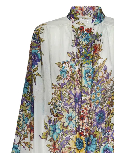 Shop Etro Shirt In White