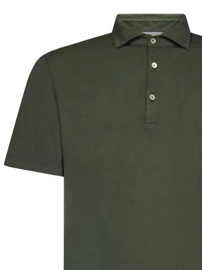 Shop Boglioli Polo Shirt In Green